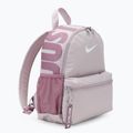 Plecak miejski dziecięcy Nike Brasilia Just Do It Mini 11 l platinum violet/plum dust/white 2