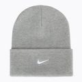 Czapka zimowa Nike Peak Swoosh Beanie dark grey heather/white