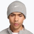 Czapka zimowa Nike Peak Swoosh Beanie dark grey heather/white