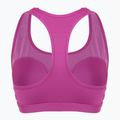 Biustonosz treningowy Nike Swoosh Medium Support hot fuchsia/white 2