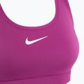 Biustonosz treningowy Nike Swoosh Medium Support hot fuchsia/white 3