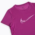 Koszulka do biegania damska Nike One Dri-Fit hot fuchsia / light wild mango 3