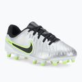 Buty piłkarskie dziecięce Nike Tiempo Legend 10 Academy FG/MG metallic silver/volt/black