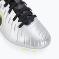 Buty piłkarskie dziecięce Nike Tiempo Legend 10 Academy FG/MG metallic silver/volt/black 7