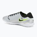 Buty piłkarskie męskie Nike Tiempo Legend 10 Pro TF metallic silver/volt/black 3