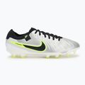 Buty piłkarskie męskie Nike Tiempo Legend 10 Pro FG metallic silver/volt/black 2