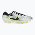 Buty piłkarskie męskie Nike Legend 10 Pro Ag-Pro metallic silver/ volt/ black 2