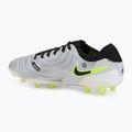 Buty piłkarskie męskie Nike Legend 10 Pro Ag-Pro metallic silver/ volt/ black 3