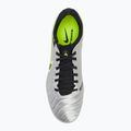 Buty piłkarskie męskie Nike Legend 10 Pro Ag-Pro metallic silver/ volt/ black 5