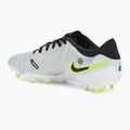 Buty piłkarskie męskie Nike Tiempo Legend 10 Academy FG/MG metallic silver/volt/black 2