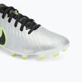 Buty piłkarskie męskie Nike Tiempo Legend 10 Academy FG/MG metallic silver/volt/black 7