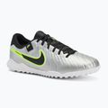 Buty piłkarskie męskie Nike Tiempo Legend 10 Academy TF metallic silver/volt/black