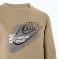 Bluza dziecięca Nike Sportswear Standard Issue Crew-Neck khaki 3