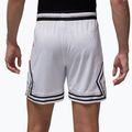 Spodenki koszykarskie męskie  Jordan Mesh Diamond 4" white/black/black 4