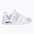 Buty damskie SKECHERS JGoldcrown Uno Spread The Love white/light purple 2