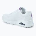Buty damskie SKECHERS JGoldcrown Uno Spread The Love white/light purple 3