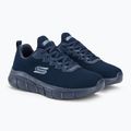 Buty męskie SKECHERS Bobs B Flex Chill Edge navy 4