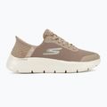 Buty damskie SKECHERS Slip-ins Go Walk Flex Grand Entry taupe/white 2