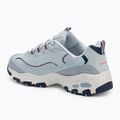 Buty damskie SKECHERS D'Lites Bold Views light blue/multi 3