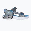 Sandały dziecięce SKECHERS S-Lights Creature Splash charcoal/blue