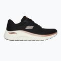 Buty damskie SKECHERS Arch Fit 2.0 Glow The Distance black/rose gold 2
