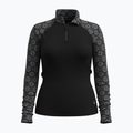 Bluza termoaktywna damska Smartwool Classic Thermal Merino Base Layer 1/4 Zip Boxed black digi snow 3