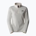 Bluza damska The North Face 100 Glacier 1/4 Zip white dune/npf 4