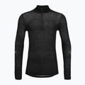 Bluza termoaktywna męska Smartwool Intraknit Thermal Merino Base Layer 1/4 Zip black/white