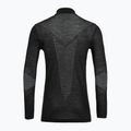Bluza termoaktywna męska Smartwool Intraknit Thermal Merino Base Layer 1/4 Zip black/white 2