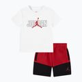 Komplet dziecięcy Nike Jordan Stacked Mixed gym red
