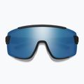 Okulary przeciwsłoneczne Smith Wildcat matte black/chrp polarized blue mirror/clear 2