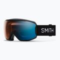 Gogle narciarskie Smith Moment black/chromapop pro photochromic blue mirror