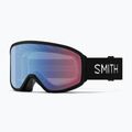 Gogle narciarskie Smith Reason OTG black/blue sensor mirror