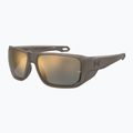 Okulary przeciwsłoneczne męskie Under Armour Attack MD S3 brwn metlzed/gold mirror oleophobic 2