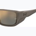 Okulary przeciwsłoneczne męskie Under Armour Attack MD S3 brwn metlzed/gold mirror oleophobic 7