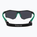 Okulary przeciwsłoneczne męskie Polaroid PLD 7055/S matte black green/green mirror polarized hc 5