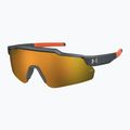Okulary przeciwsłoneczne dziecięce Under Armour Levelup Jr S3 metalized grey/gold mirror 2