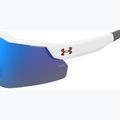 Okulary przeciwsłoneczne dziecięce Under Armour Levelup Jr S3 matte white blue/blue multilayer 7