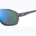 Okulary przeciwsłoneczne dziecięce Under Armour Gameday Jr S3 metalized grey/blue multilayer 7