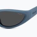 Okulary przeciwsłoneczne Polaroid PLD 2165/S matte blue/grey polarized 7