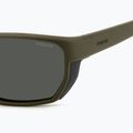 Okulary przeciwsłoneczne męskie Polaroid PLD 7057/S matte green/grey polarized 6