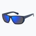 Okulary przeciwsłoneczne męskie Polaroid PLD 7057/S matte blue/blue mirror polarized 2