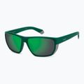 Okulary przeciwsłoneczne męskie Polaroid PLD 7057/S matte teal/greygreen mirror polarized 2