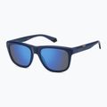 Okulary przeciwsłoneczne Polaroid PLD 2163/S matte blue/blue mirror polarized 2
