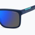 Okulary przeciwsłoneczne męskie Polaroid PLD 2164/S matte blue/blue mirror polarized 6