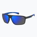 Okulary przeciwsłoneczne męskie Polaroid PLD 7058/S matte black blue/blue mirror polarized hc 2