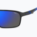 Okulary przeciwsłoneczne męskie Polaroid PLD 7058/S matte black blue/blue mirror polarized hc 6