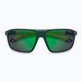 Okulary przeciwsłoneczne męskie Polaroid PLD 7058/S matte green/green mirror polarized high contrast 4