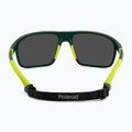 Okulary przeciwsłoneczne męskie Polaroid PLD 7058/S matte green/green mirror polarized high contrast 5