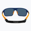Okulary przeciwsłoneczne męskie Polaroid PLD 7058/S matte blue/blue polarized high contrast 5
